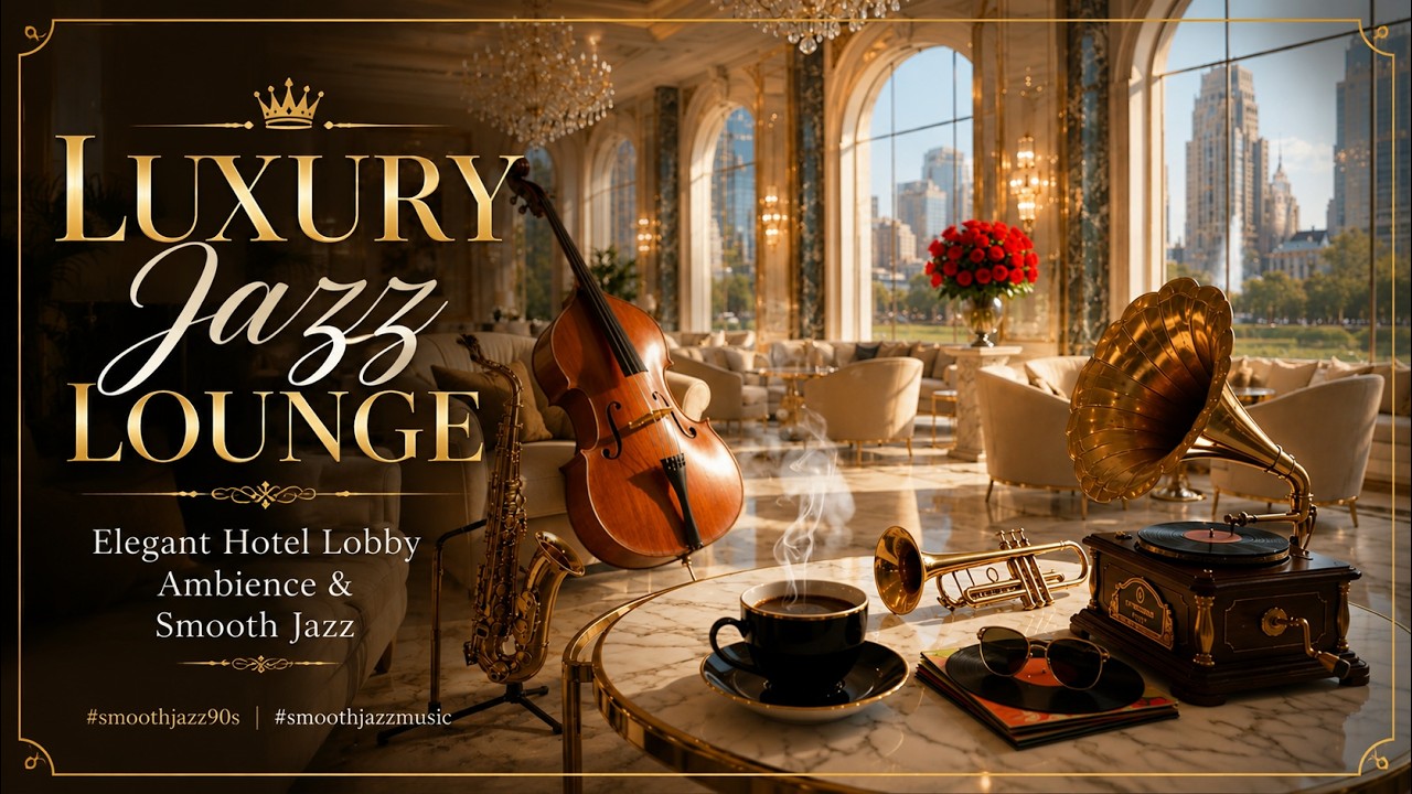 Luxury Jazz Lounge Elegant Hotel Lobby Ambience & Smooth Jazz # ...