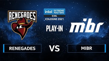 CS:GO - MIBR vs. Renegades [Mirage] Map 2 - IEM Cologne 2021 - Play-In