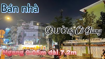 Bán nhà mặt tiền quận 1 đường Cô Giang ngang 9.05m dài 7.2m có 4 lầu căn góc 