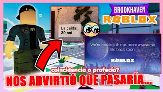 ESTA PERSONA NOS ADVIRTIO SOBRE HACKEO A ROBLOX PERO IGNORAMOS SU MENSAJE ??  BROOKAHVEN