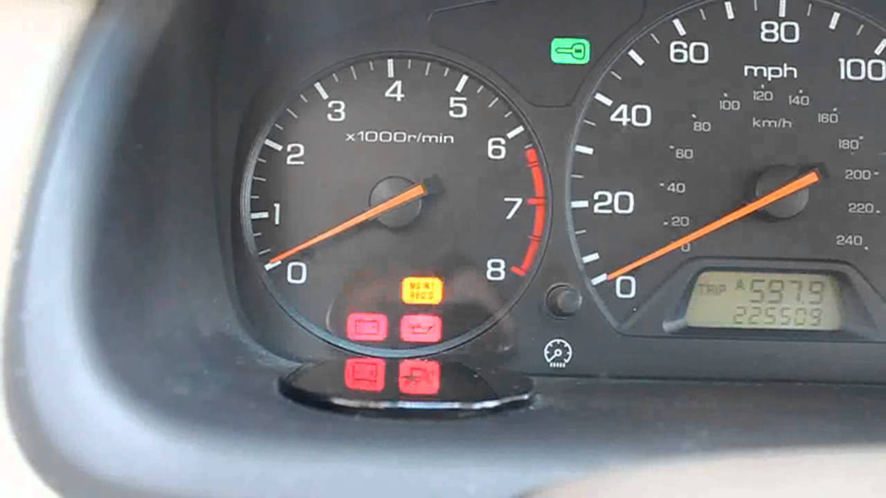 2008 Honda Accord Check Engine Light Flashing