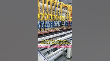 Bundy Tube Condenser Making Wire mesh Spot Welder Machine #automaticwelding #wiremeshweldingmachine