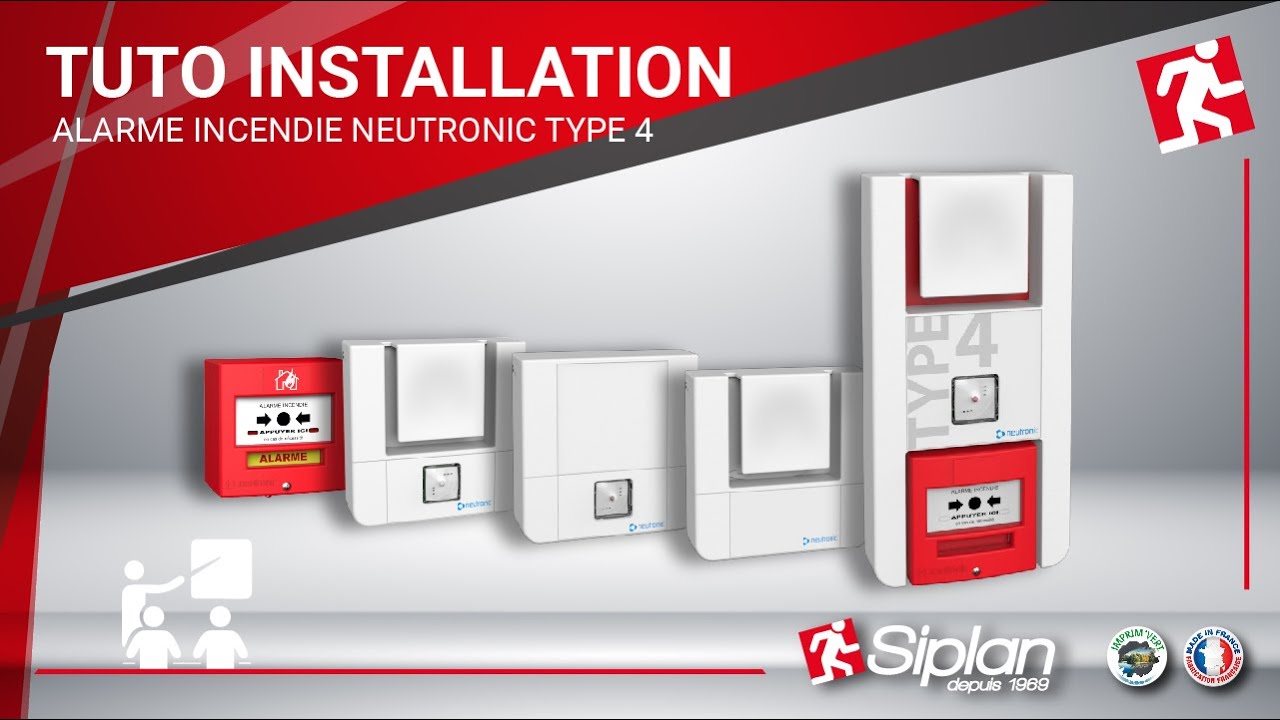 TUTO INSTALLATION : ALARME INCENDIE NEUTRONIC TYPE 4 RADIO FR 