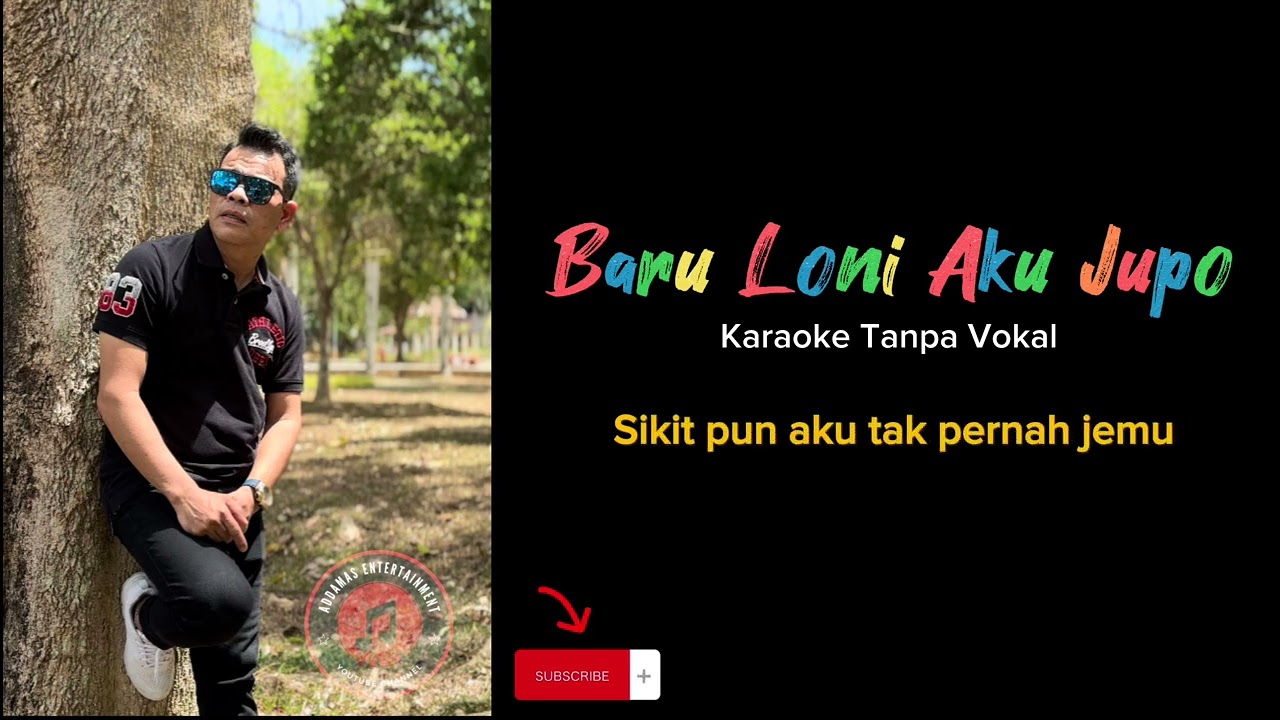 Baru Loni Aku Jupo - Raden Mas Uji || Karaoke Tanpa Vokal