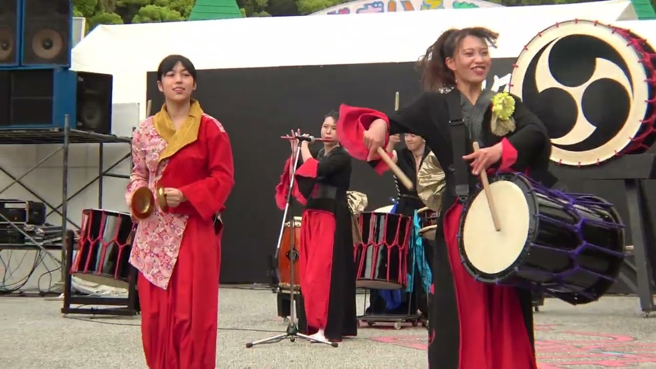 4K 野和太鼓 ND-STUDIO 第17回太宰府門前真舞祭2023 - YouTube