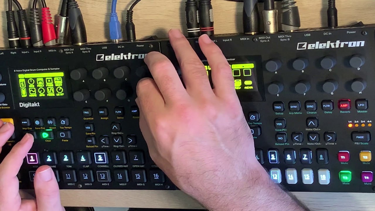 Making Noisy Techno With Elektron Digitakt & Digitone - YouTube