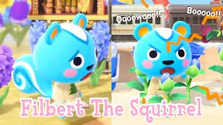 Filbert The Squirrel Lazy Villager Animal Crossing New Horizons ACNH screenshot 5