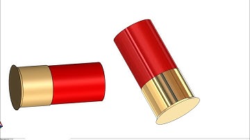Flare gun ammo made in solidworks