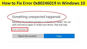 Fix Windows Store Error 0x80246019 In Windows