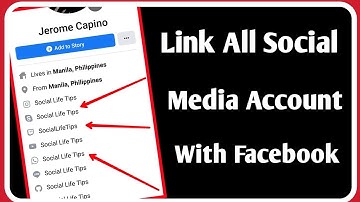 How To Add Social Link To Facebook Account 2020 || Link Social Media With Facebook