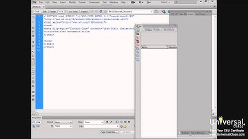 The Dreamweaver Workspace - How to Use Adobe Dreamweaver