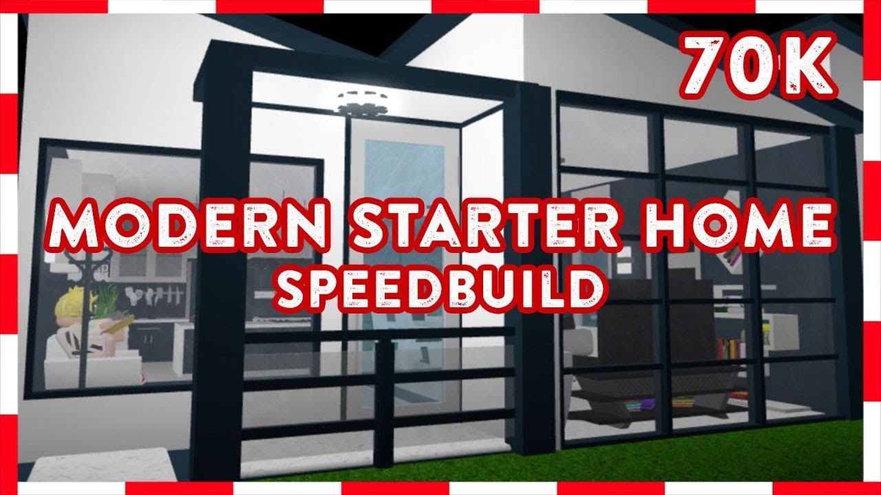 starter pokemon ROBLOX | Welcome To Bloxburg: 70k Modern Starter Home (Speedbuild)