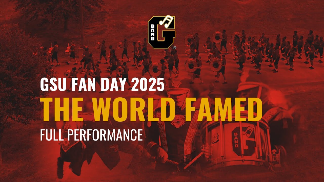 🎶 World Famed Tiger Marching Band | 2025 GSU Fan Day Performance 🐅🔥