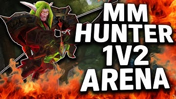 MM HUNTER 1V2 ARENA. World of Warcraft