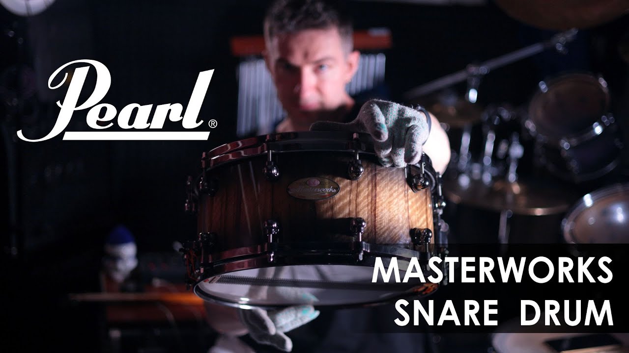 Тест - обзор малого барабана 14×6,5 \  Pearl Masterworks Snare Drum African Zebrawood