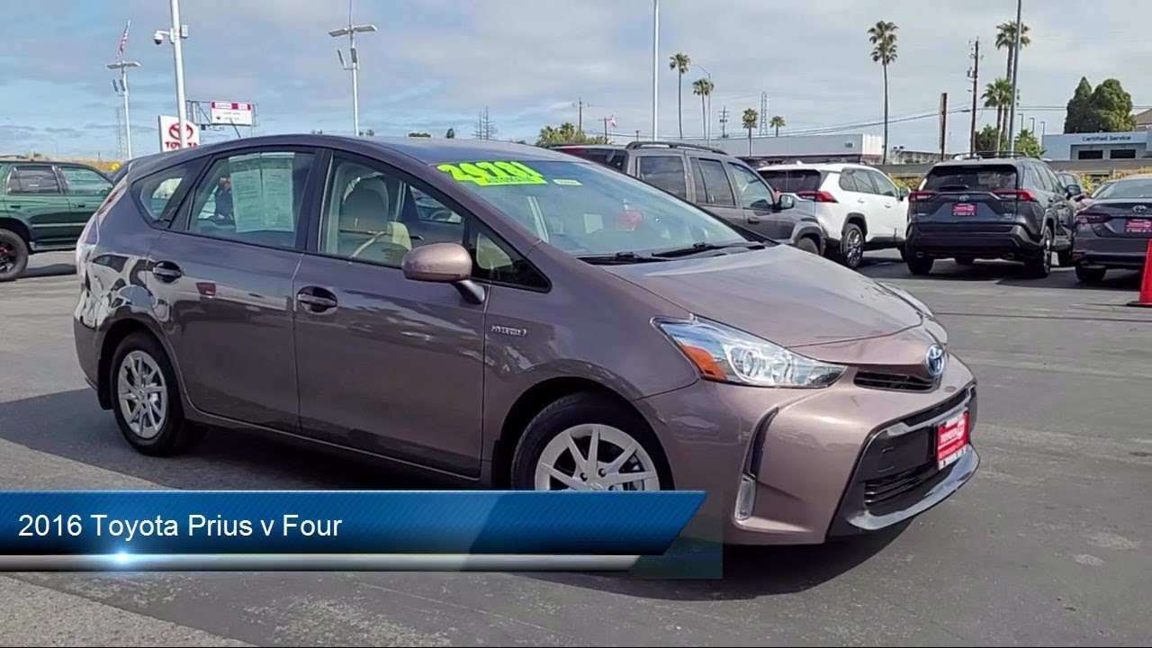 2016 Toyota Prius v Four Redwood City San Carlos San Mateo Palo Alto