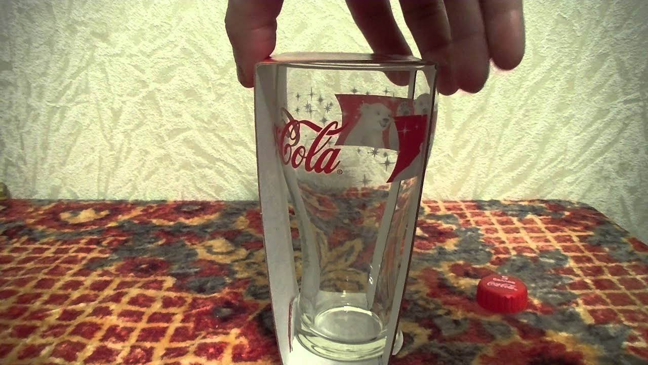 Коллекционный стакан Coca Cola - YouTube