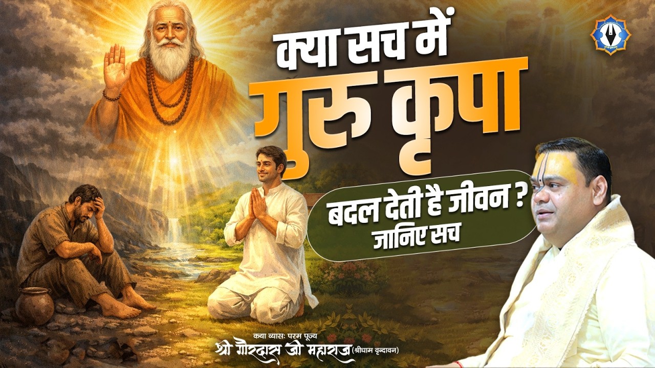 क्या सच में गुरु कृपा बदल देती है जीवन? जानिए सच | Shri Gaurdas Ji Maharaj