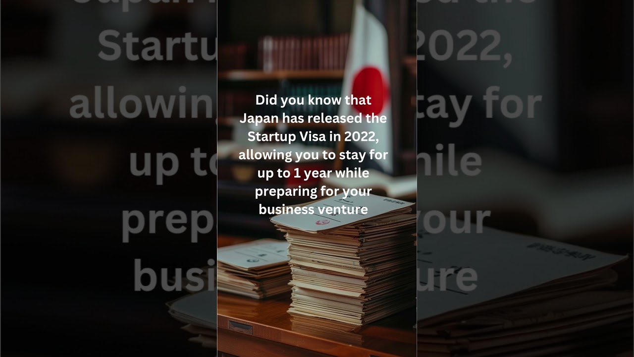 Startup visa for entrepreneurs willing to launch their business in Japan 