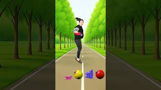 new wait me jump on colour monster Pac Man vs Big monster Pac Man #shorts #youtubeshorts