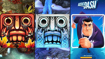 Temple Run 2 Jungle Fall Vs Temple Run 2 Frozen Shadows Vs Agent Dash - Endless Run Gameplay