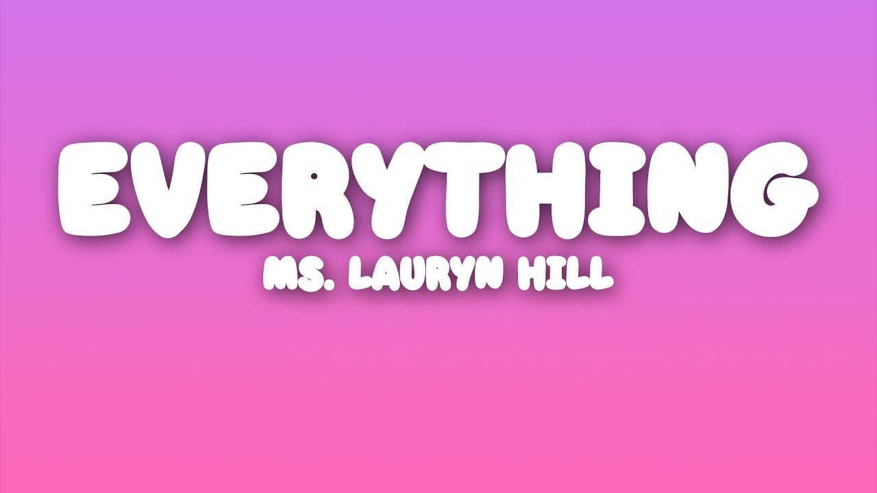 美盤【7インチ】Lauryn Hill / Everything Is / Ex Lauryn Hill - Everything Is Everything - Amazon.com Music