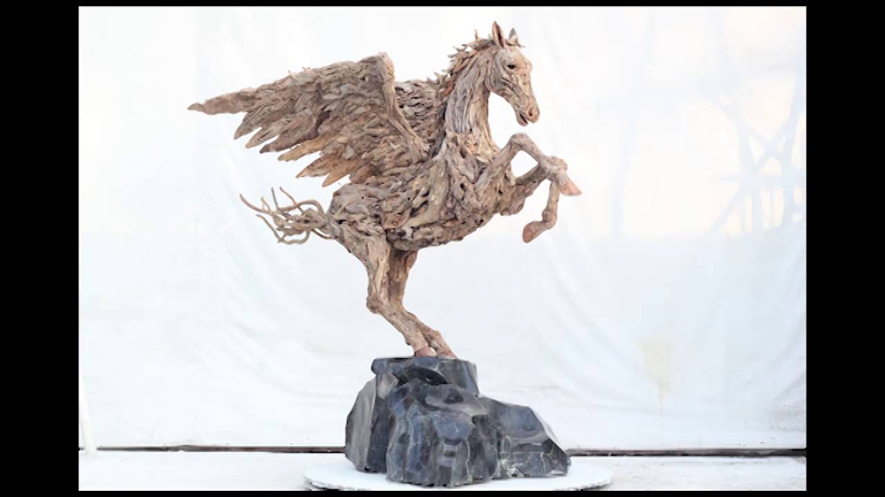 Sculpture Cheval Cabré en Bronze par Annemarie Haage en vente sur