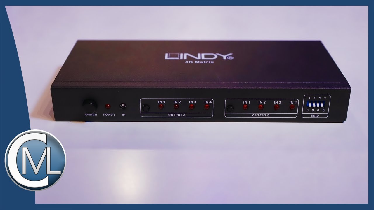 📺 What Can This HDMI Matrix Do? | LINDY 4K HDMI 4x2 Matrix Switch