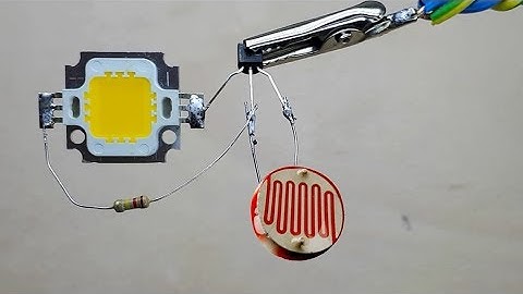 Led Alarm with LDR+BC547 / LDR ile Led Yakma / 12V