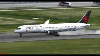 P3Dv4 - Air Canada 787-9 Landing @ CYVR Vancouver Intl. Airport