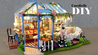 Cutebee Rose Garden Tea House DIY 3D Dollhouse