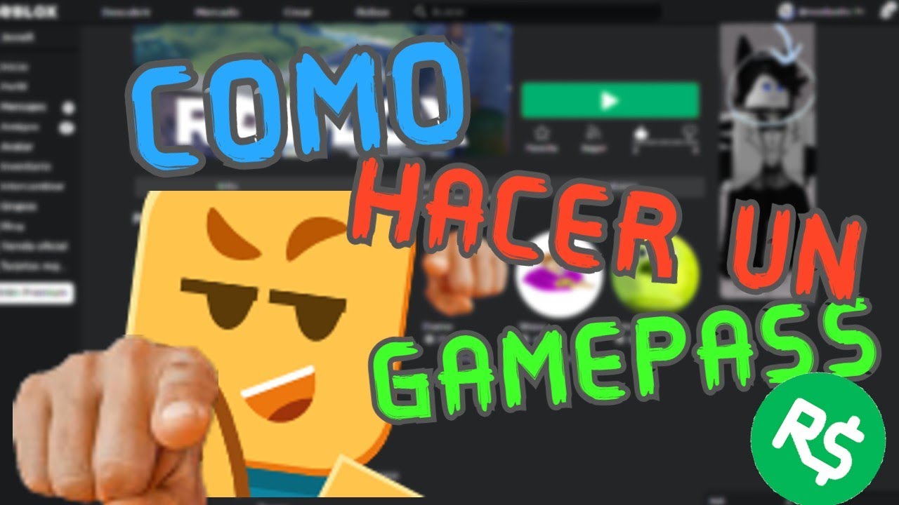 COMO HACER UN GAMEPASS EN ROBLOX 2023 😱 - YouTube