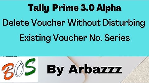 (Delete & Reuse Voucher)Tally Prime New Release 3.0 Alpha #newfeatureshorts