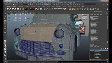 Creating A Stylized Car In Maya, The Complete Workflow - Part 2-5