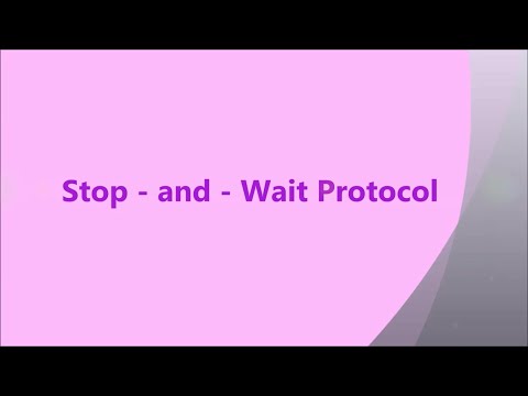 Stop and Wait Protocol | Data Communications and Networks | V.H.N.S.N.College (Autonomous)