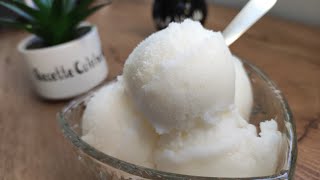 Créponé au citron sans sorbetière recette algérienne / sorbet au citron