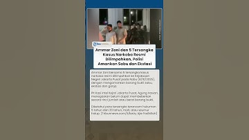 Ammar Zoni dan 5 Tersangka Kasus Narkoba Resmi Dilimpahkan, Polisi Amankan Sabu dan Ekstasi