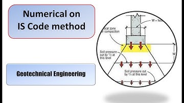 Numerical on IS code Method l Bearing capacity of soil l Geotechnical engineering