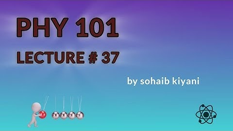 phy 101 lecture 37 virtual university of Pakistan