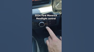 Ford Maverick - Where are the headlamp controls? #shorts