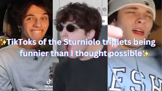 TikToks of the Sturniolo triplets being funnier than I thought possible