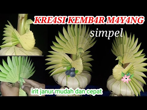Cara Membuat Bunga Kembang Mayang