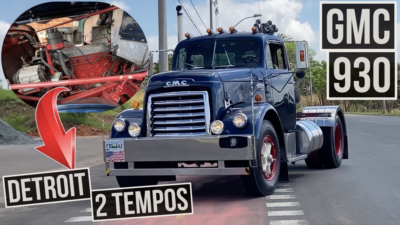 GMC 930: um clássico das estradas com motor Detroit de 2 tempos