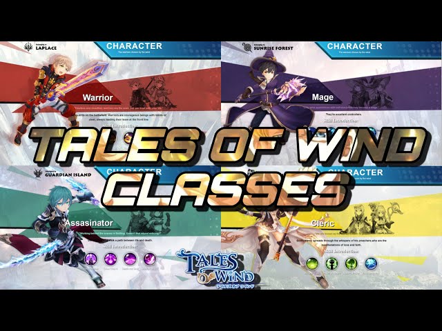 Tales of Wind: veja guia com todas as classes do game mobile