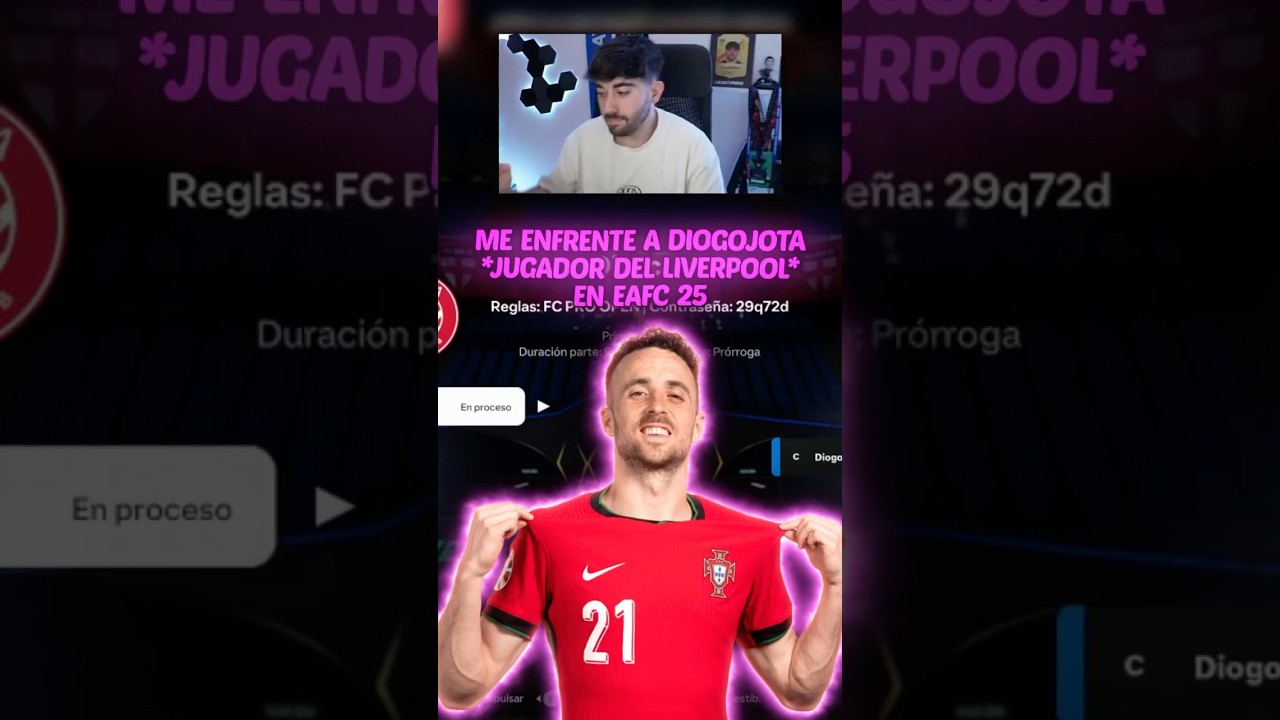 Me enfrento contra Diogo Jota, Jugador del Liverpool #eafc #fifa #ultimateteam #diogojota #liverpool