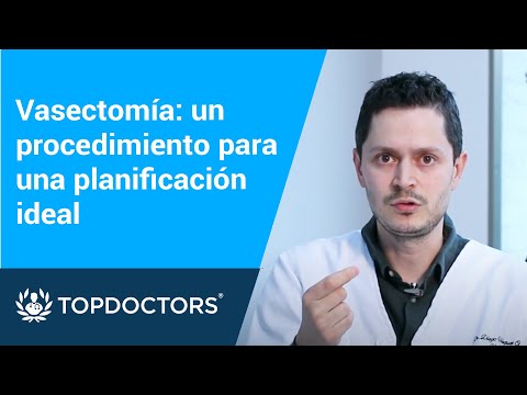 Vasectomía: un procedimiento para una planificación ideal