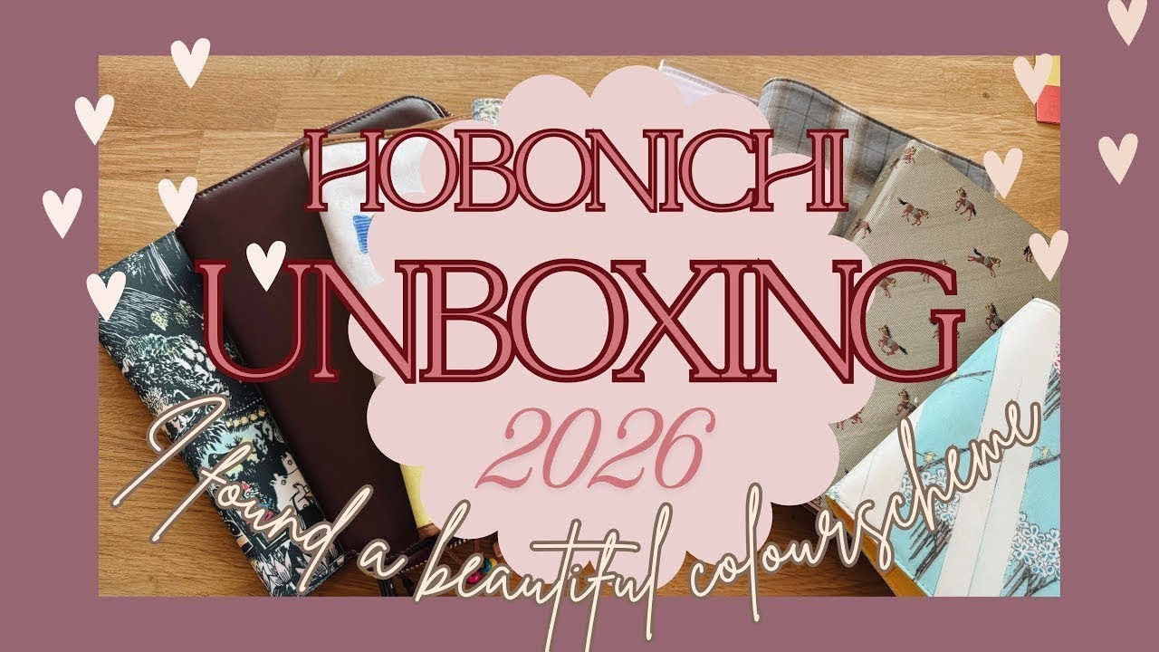 MY HOBONICHI UNBOXING 2026| I found a beautiful colourscheme 