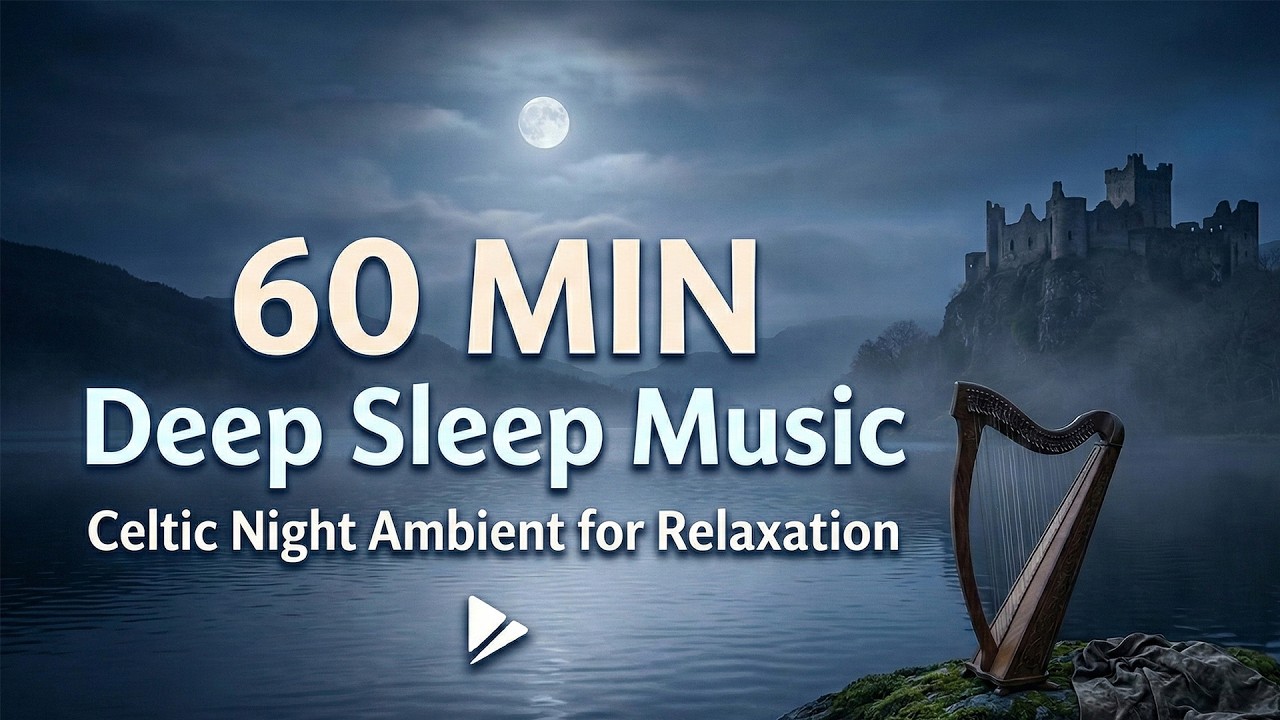 60 MIN Deep Sleep Music | Celtic Night Ambient for Relaxation