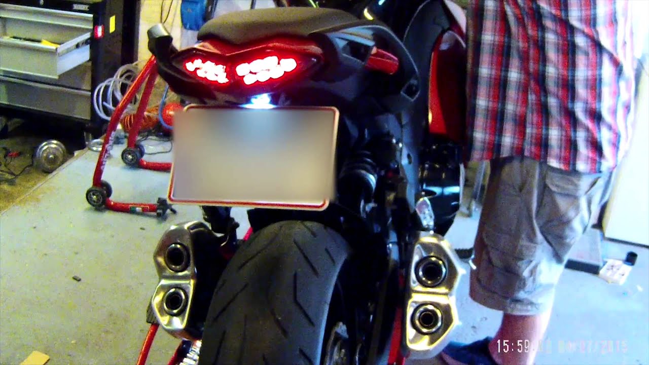 z1000sx tail tidy with panniers