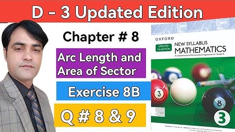 Exercise 8B Question 8 & 9 II New Syllabus Mathematics Book D3 Updated Edition #taleem